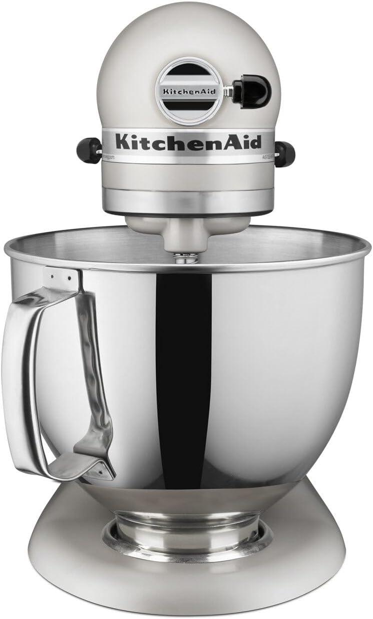 imageKitchenAid Artisan Series 5 Quart Tilt Head Stand Mixer with Pouring Shield KSM150PS WhiteMilkshake