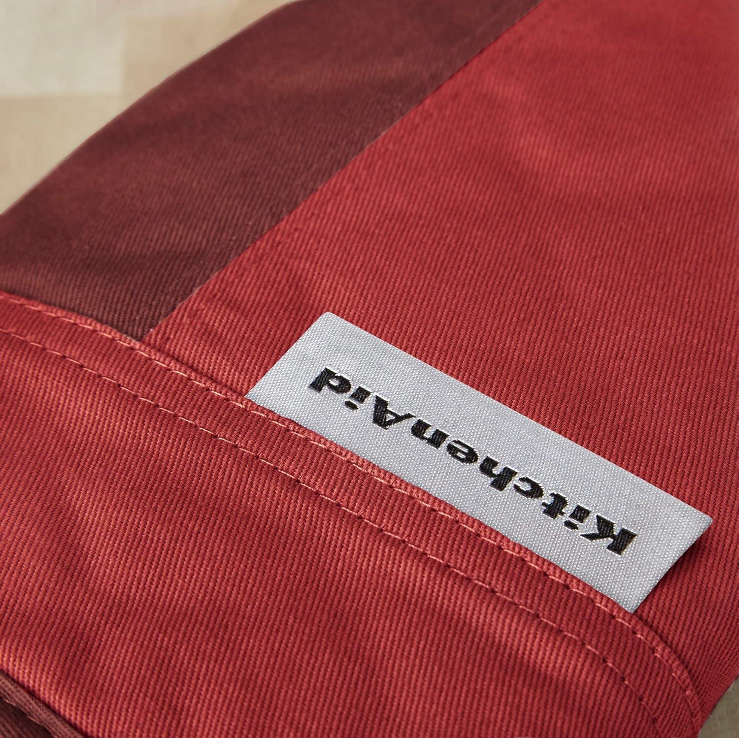 imageKitchenAid Beacon TwoTone NonSlip Oven Mitt Set MilkshakeBeige 575x13 2 PieceSmoked Paprika